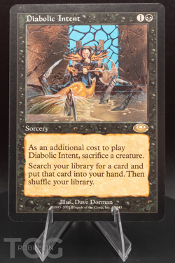 Diabolic Intent: 2001 Magic the Gathering - Planeshift Regular - Image 1