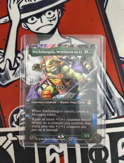 Michelangelo, Weirdness to 11 (Borderless) Teenage Mutant Ninja Turtles Foil - Image 1