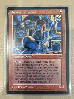 Dwarven Armorer - Fallen Empires - NM/M - Never Played - Image 1