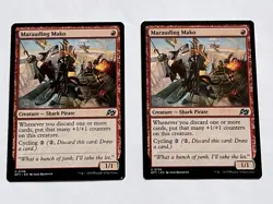 Marauding Mako 138 MTG Aetherdrift 2025 Near Mint Uncommon Non Foil X 4 - Image 3