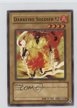 Darkfire Soldier #2 Unlimited YuGiOh Pharaoh's Servant #PSV-045 2002 - Image 1