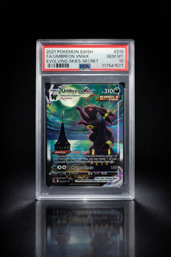 2021 POKEMON SWORD & SHIELD EVOLVING SKIES SECRET FULL ART/UMBREON VMAX PSA 10 - Image 1