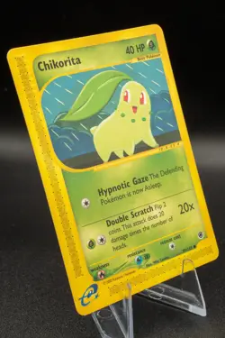 Chikorita Pokemon TCG Expedition 99/165 LP Condition Light Play+ Vintage Pokemon - Image 4