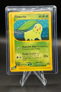 Chikorita Pokemon TCG Expedition 99/165 LP Condition Light Play+ Vintage Pokemon - Image 5