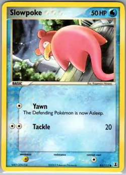 Slowpoke 83/113 Non Holo Delta Species - Pokemon Card - NM - Image 1