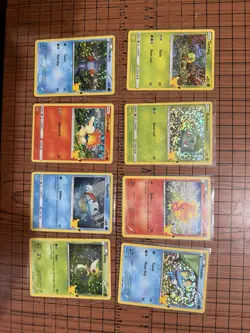 Pokemon Holo Lot Mudkip Turtwig Cyndaquil Bulbasaur Squirtle 8 Cards - Image 1