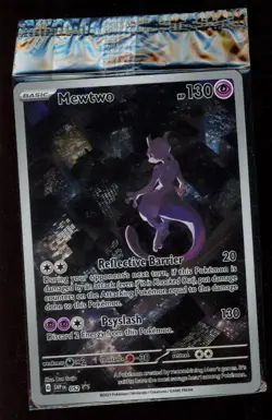 Pokemon Mewtwo TCG SVP052 Black Star Promo Sealed Card MINT - Image 1