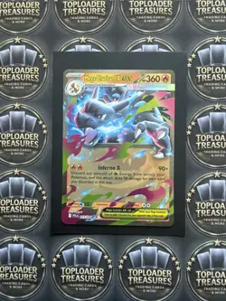 Pokemon Mega Charizard X EX 360 HP Double Rare Me02 013/094 Holo English - Image 1
