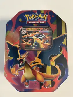 Pokemon TCG: Mega Charizard Y EX Tin - Brand New Sealed - UK - Image 1