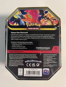 Pokemon TCG: Mega Charizard Y EX Tin - Brand New Sealed - UK - Image 4