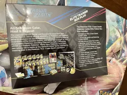 Pokemon Center Crown Zenith Elite Trainer Box Plus/Mint 820650851476 - Image 3