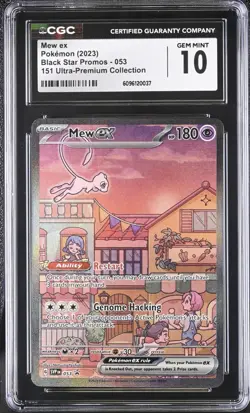 2023 Pokemon SV Black Star Promo 151 Ultra Premium Collection Mew Ex CGC 10 - Image 1