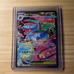 Pokemon Mega Venusaur EX Full Art Holo 177/132 Me01 Mega Evolution 380 HP Rare - Image 1
