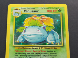 Base Set Pokemon TCG Venusaur 15/102 Rare Holo HP/DMG - Image 4