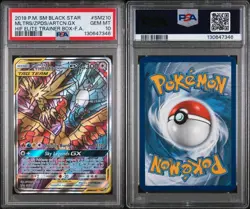 Pokemon TCG Moltres & Zapdos & Articuno GX - PSA 10 SM 210 - Hidden Fates - Image 3
