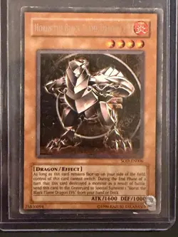 Horus the Black Flame Dragon LV4 SOD-EN006 Unlimited Rare Card Yu-Gi-Oh - Image 1