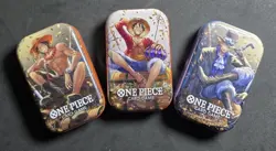 One Piece Card Game Tin Pack Set Vol.2 All Three Tins! - Image 1