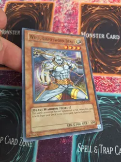 Yugioh Wulf, Lightsworn Beast LODT-EN023 Super Rare OG Unlimited Lightly Played - Image 2