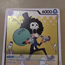 One Piece Brook (OP06-092/239) OP06 Wings of the Captain NM FOIL TCG - Image 3