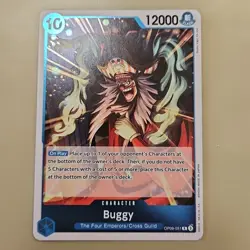 One Piece Buggy (051) (OP09-051/229) OP09 Emperors in the New World NM FOIL CCG - Image 1