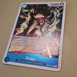 One Piece Buggy (051) (OP09-051/229) OP09 Emperors in the New World NM FOIL CCG - Image 3