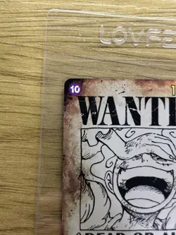 One Piece CCG Wanted Monkey.D.Luffy Gear 5 OP05-119 SEC SP English - Image 3