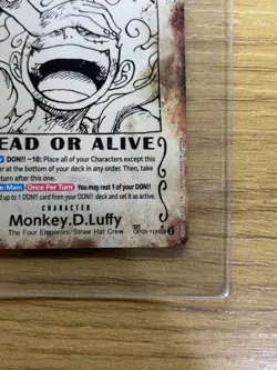 One Piece CCG Wanted Monkey.D.Luffy Gear 5 OP05-119 SEC SP English - Image 5