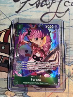 One Piece Perona Character Card OP12-034 Legacy Master SR Foil 2000 Power - Image 1