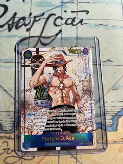 One Piece Portgas.D.Ace Character Card OP13-119 Carrying On His Will Foil SR 70… - Image 1