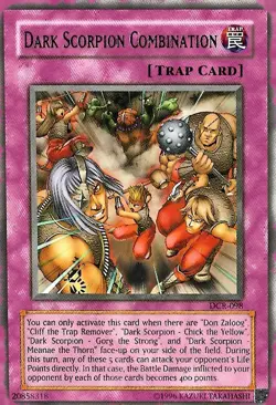 Dark Scorpion Combination DCR 098 - YuGiOh Card - Rare - NM - Image 1