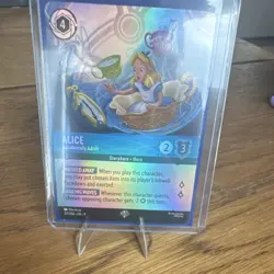 Disney Lorcana Alice - Accidentally Adrift Epic Fabled Holo 217/204 English Card - Image 1