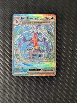 Pokemon Garchomp EX Card TCG Sv04: Paradox Rift Holo 245/182 - Image 1