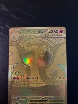 Pokemon Mega Charizard X ex 130/094 Hyper Rare Gold Card Mint/Near Mint - Image 2
