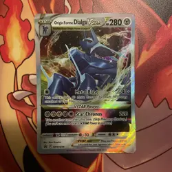 Origin Forme Dialga VSTAR SWSH256 SWSH: Sword & Shield Promo Cards Holo NM IR AR - Image 2