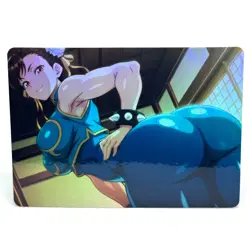 Street Fighter Chun-Li Goddess Anime Waifu ACG Foil Card - Image 1