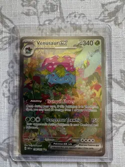 Pokemon TCG Venusaur EX Scarlet & Violet 151 Card 198/165 - Image 3
