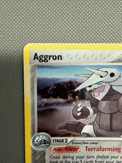 Aggron Holo Rare 1/108 ex Power Keepers Pokemon Card - Image 2