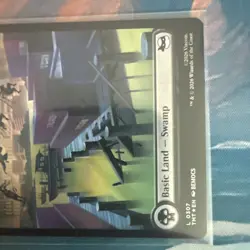 Swamp (0307) (Surge Foil) Rooftop Full Art Land Teenage Mutant Ninja Turtles MTG - Image 4