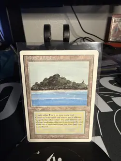 Tropical Island Dual Land (Revised Edition) Magic the Gathering MTG 1994 Rare LP - Image 1