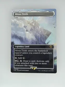 MTG The Lord of the Rings Minas Tirith (0420) (Borderless) 420 NM - Image 1