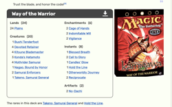 Magic the Gathering MTG Champions of Kamigawa vintage theme bushido deck extras! - Image 2