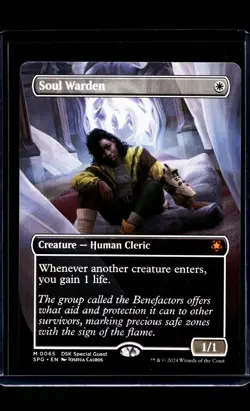 2024 MTG Magic the Gathering SPG DSK Special Guests Borderless #65 Soul Warden - Image 1