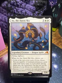 Ao, the Dawn Sky Kamigawa: Neon Dynasty Regular, #002/302 - Image 1