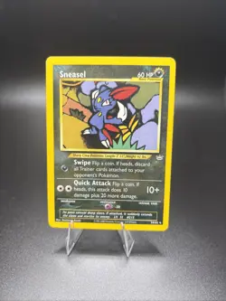 Pokemon TCG #215 Sneasel Rare Unlimited Neo Revelation Set 24/64 - Image 1