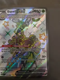Pokemon TCG Espathra ex Scarlet & Violet: Paldean Fates 214/091 LP - Image 4