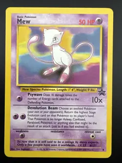 Mew #8 Pokemon WOTC Black Star Promo - Image 3
