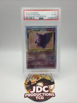 Pokemon Gengar Legendary Collection Reverse Holo Rare #11 PSA 6 - Image 1