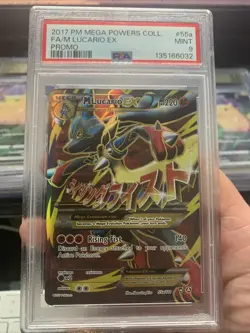 Pokemon M Lucario EX Full Art 55a/111 XY Promo English PSA 9 - Image 1