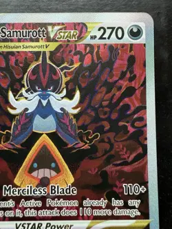 Pokemon Hisuian Samurott VSTAR GG52/GG70 Crown Zenith: Galarian Gallery (NM) - Image 3