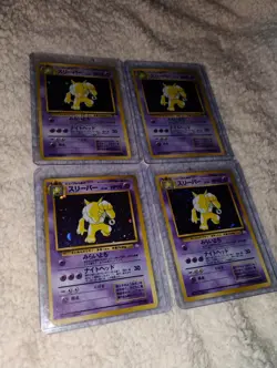 vintage pokemon Fossil🌀 Japanese #97 Hypno-Holo Lot Of 4 - Image 1